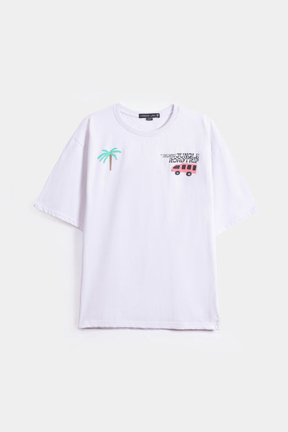 Relaxed Graphic T-Shirt - Cougar Clothing