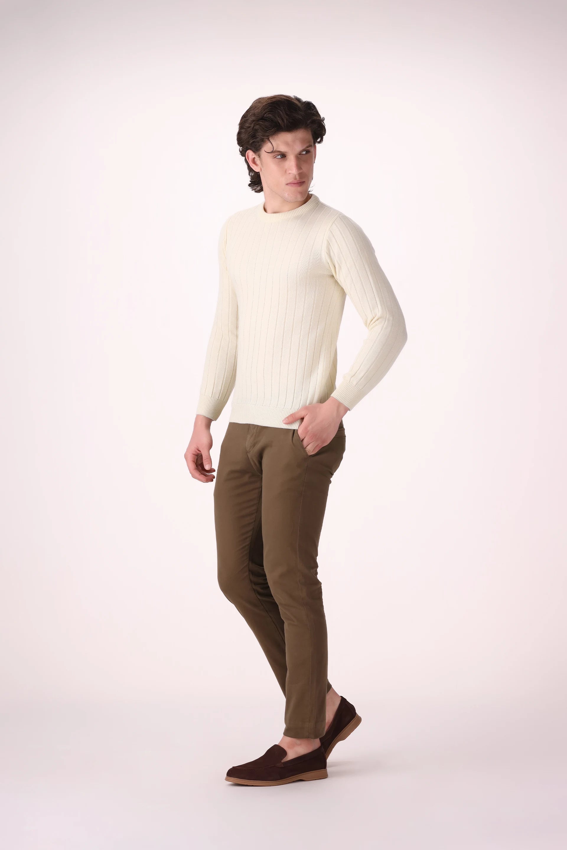 Rib Knit Sweater - Cougar Clothing