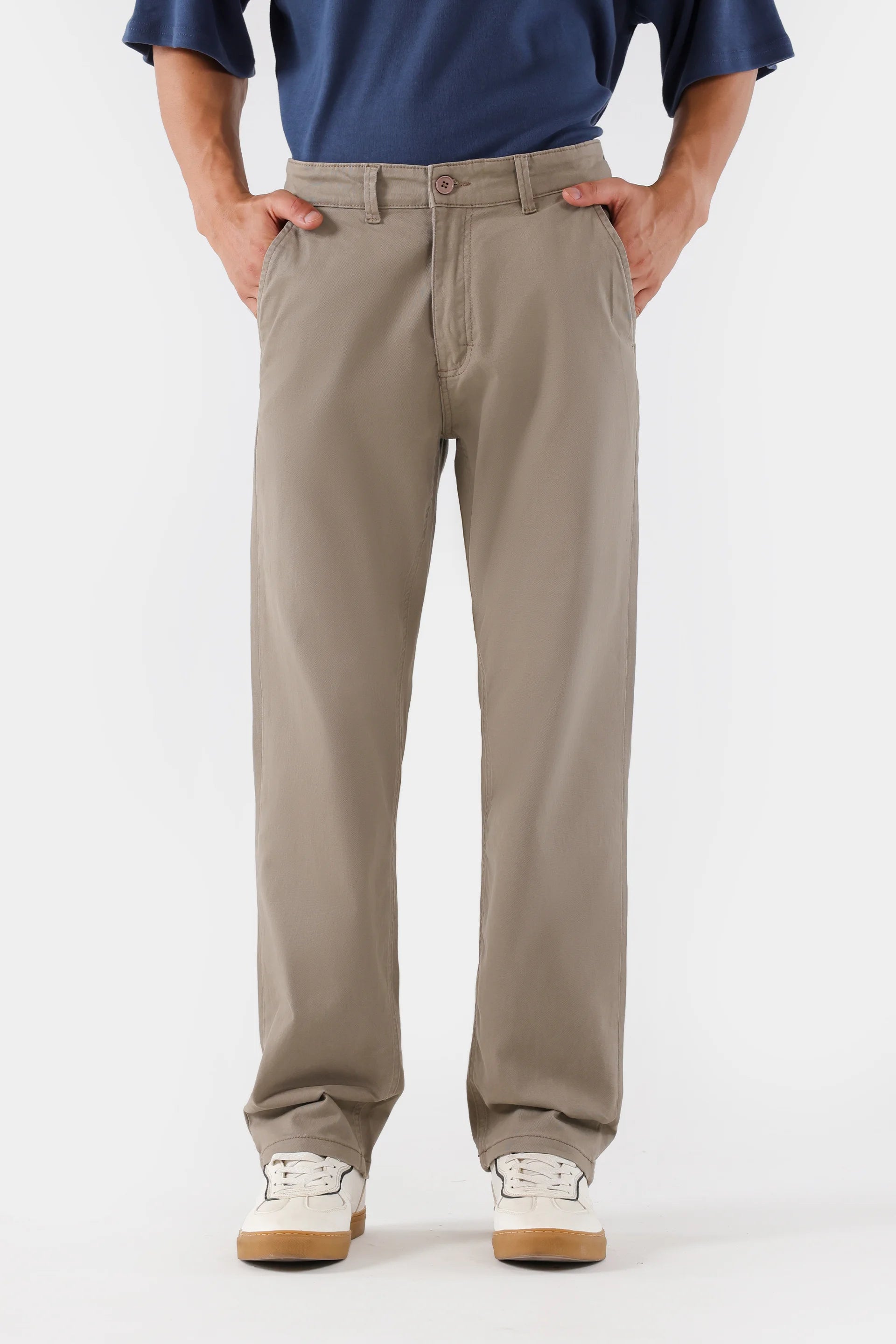 Relaxed Fit Chino Pants - Cougar Clothing