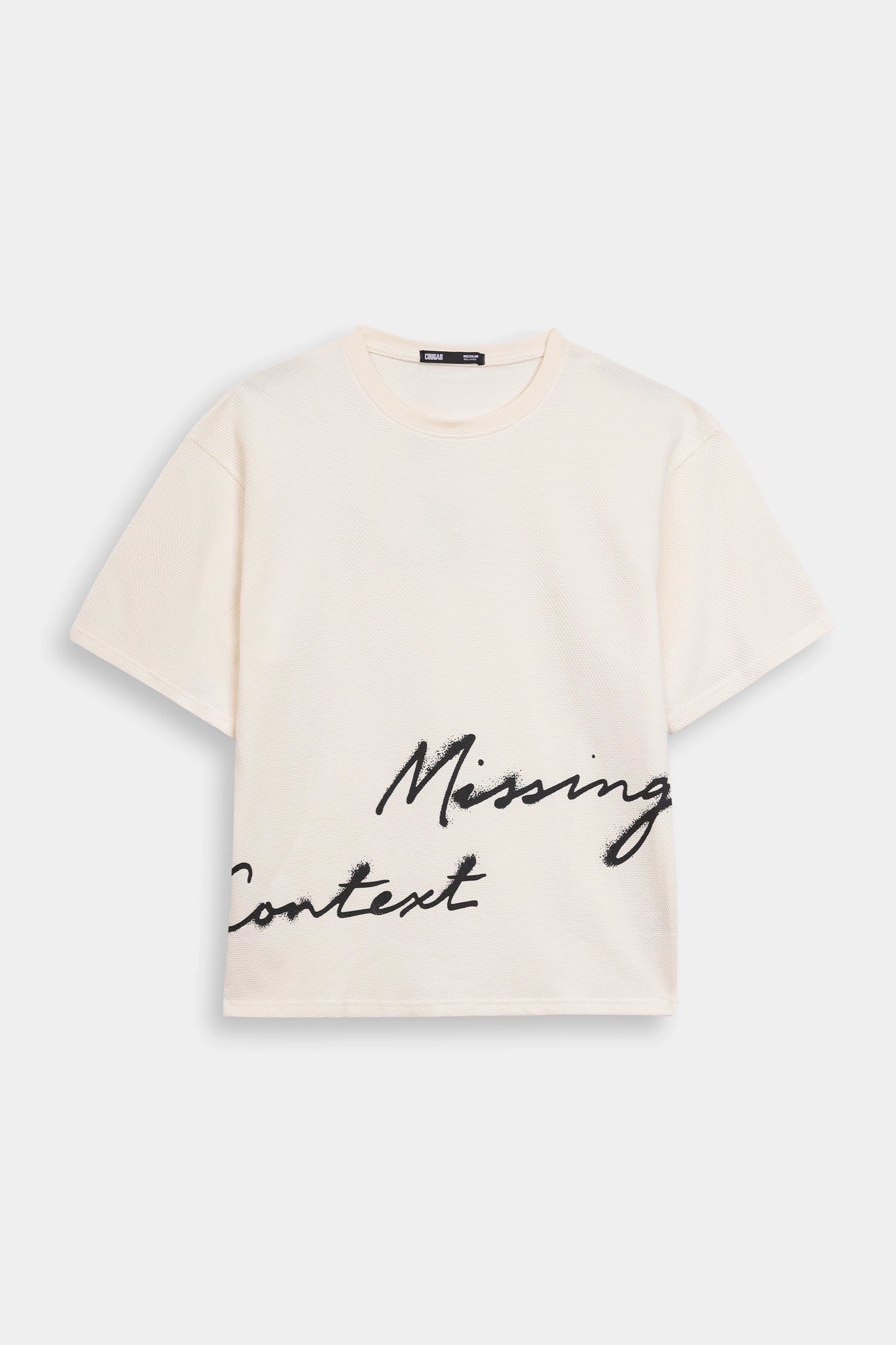 Popcorn-Knit T-Shirt - Cougar Clothing