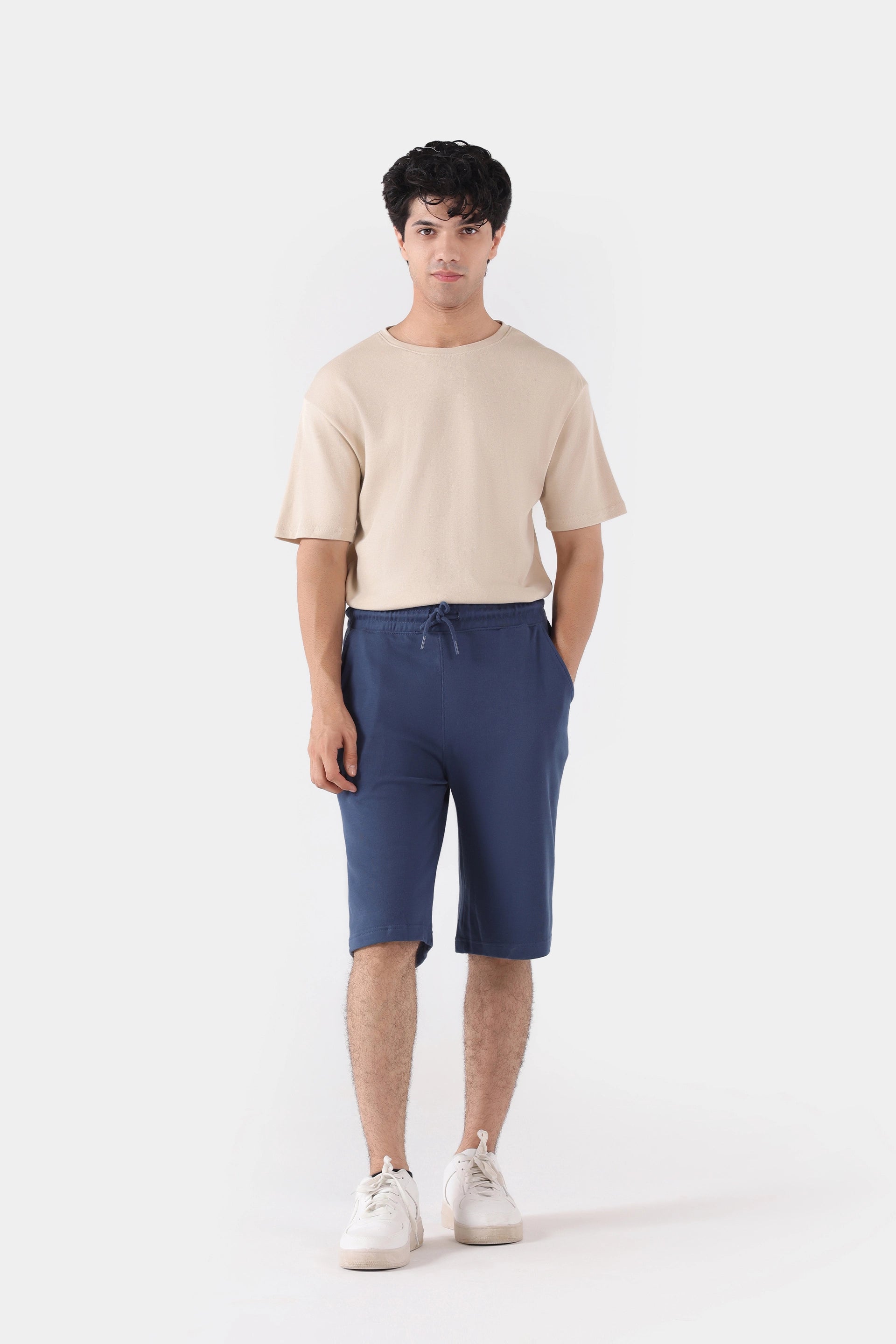 Relaxed Fit Knit Shorts - Cougar Clothing