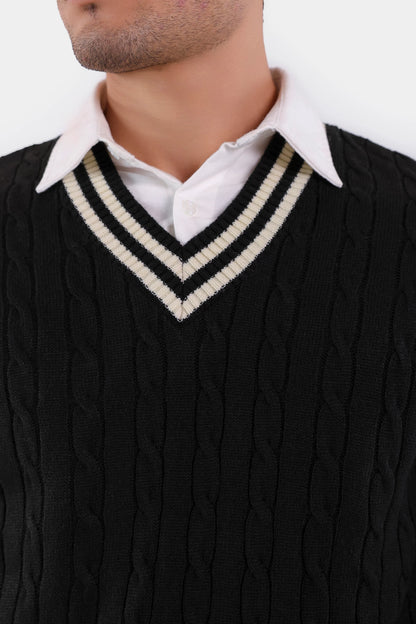 Classic Cable Knit Sweater - Cougar Clothing