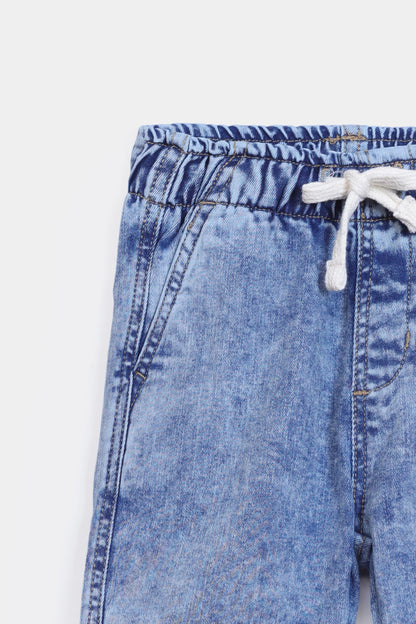 Drawstring Panel Jeans - Cougar Clothing