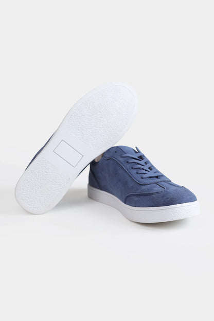 Low-Top Suede Sneakers - Cougar Clothing