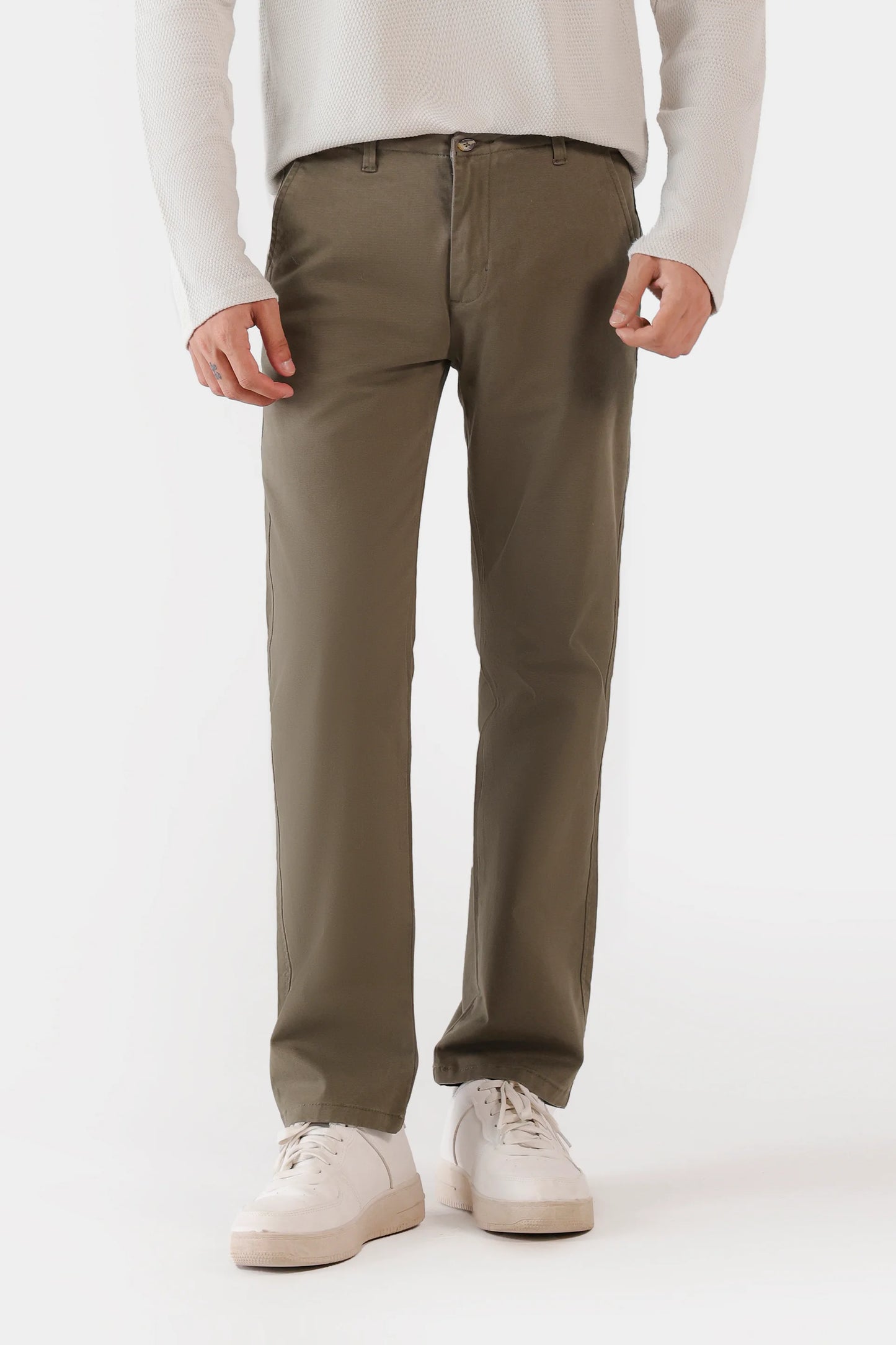 Basic Twill Chino Pants - Cougar Clothing
