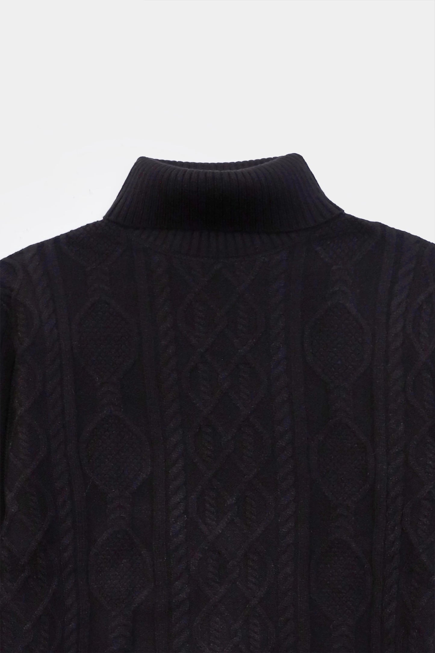 Textured Knit Roll Neck Sweater - Cougar Clothing