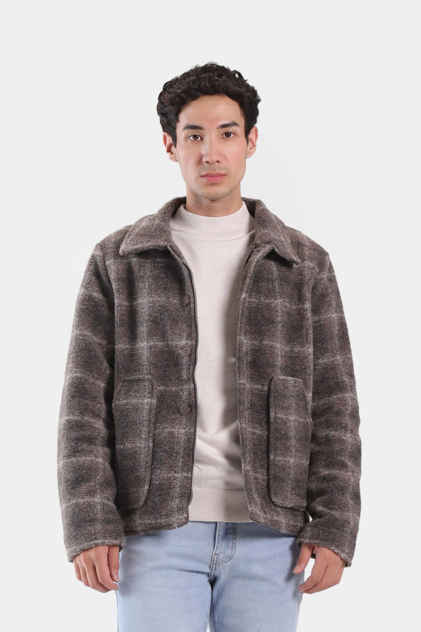 Checkered Tweed Jacket - Cougar Clothing