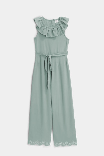 Belted Jumpsuit - Cougar Clothing