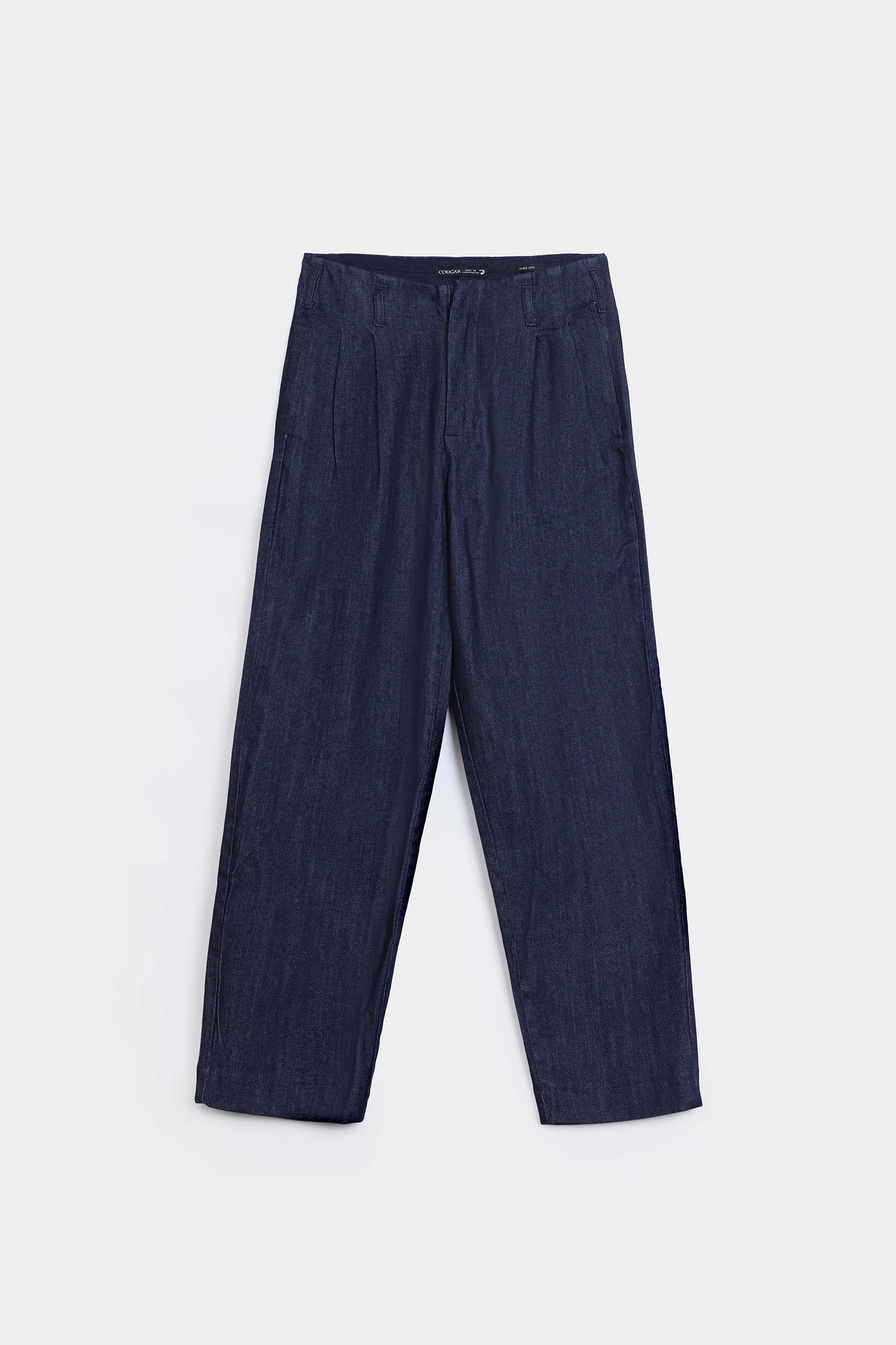 Wide Leg Pleated Trousers - Cougar Clothing