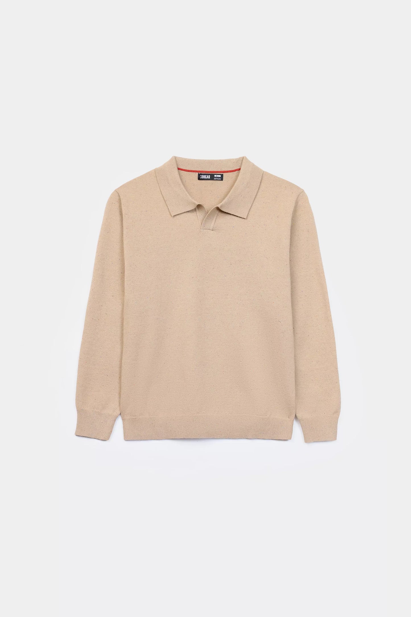 Textured Polo Sweater - Cougar Clothing