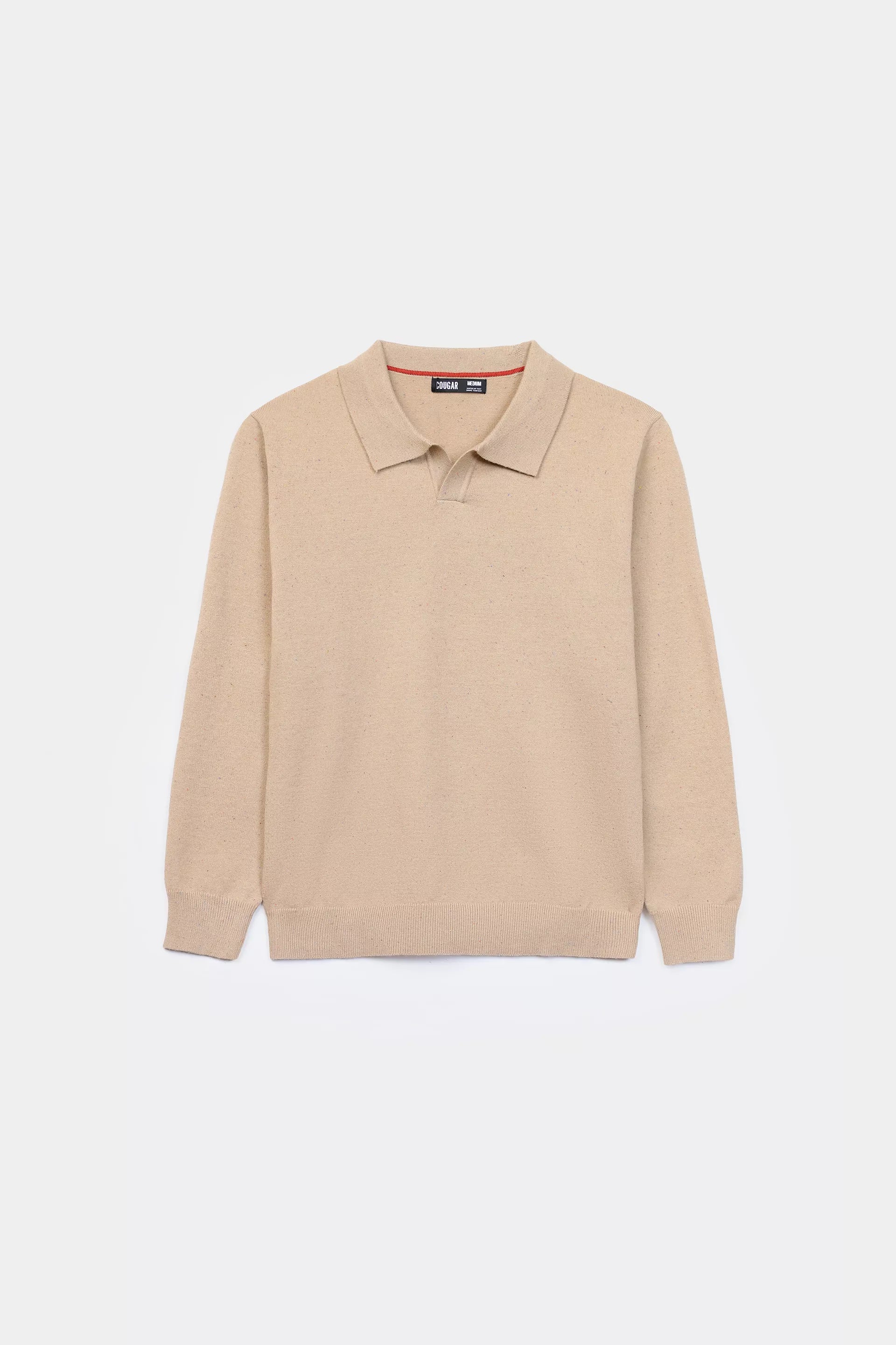 Textured Polo Sweater - Cougar Clothing
