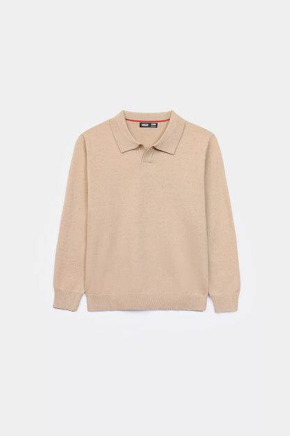 Textured Polo Sweater - Cougar Clothing