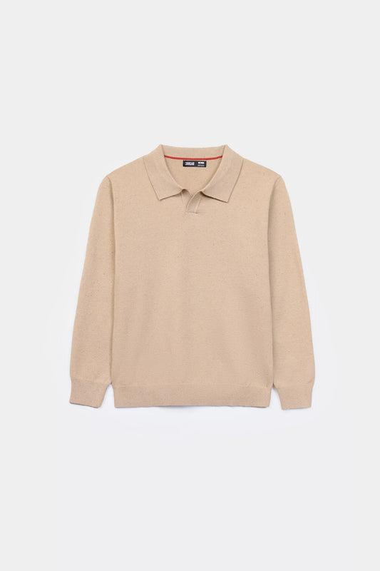 Textured Polo Sweater - Cougar Clothing