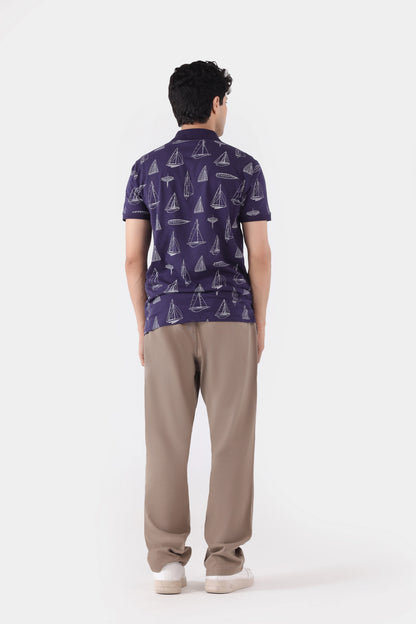 All Over Printed Polo - Cougar Clothing