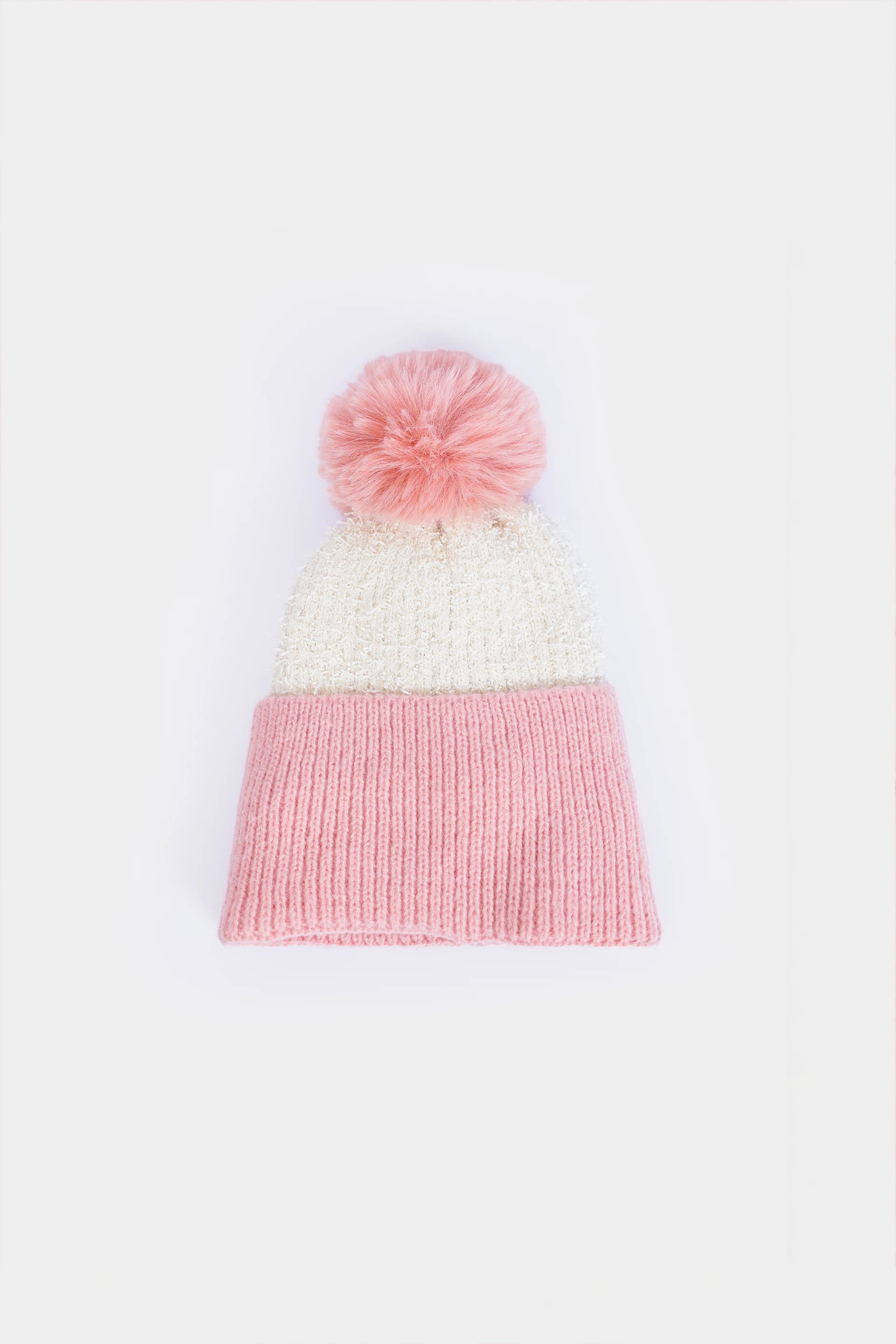 Two-Tone Knit Beanie - Cougar Clothing