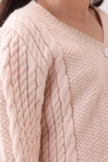 Cable Knit Cardigan - Cougar Clothing