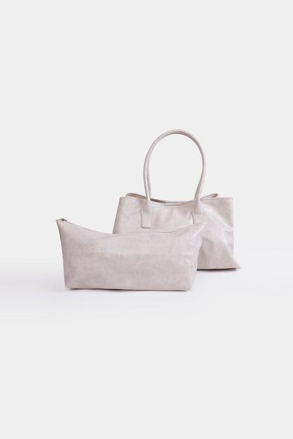 Ivory Tote Bag Set - Cougar Clothing