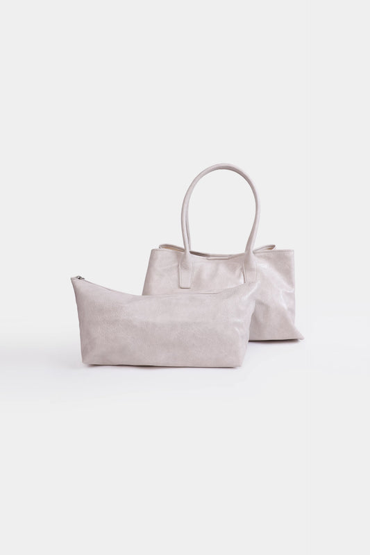 Ivory Tote Bag Set - Cougar Clothing