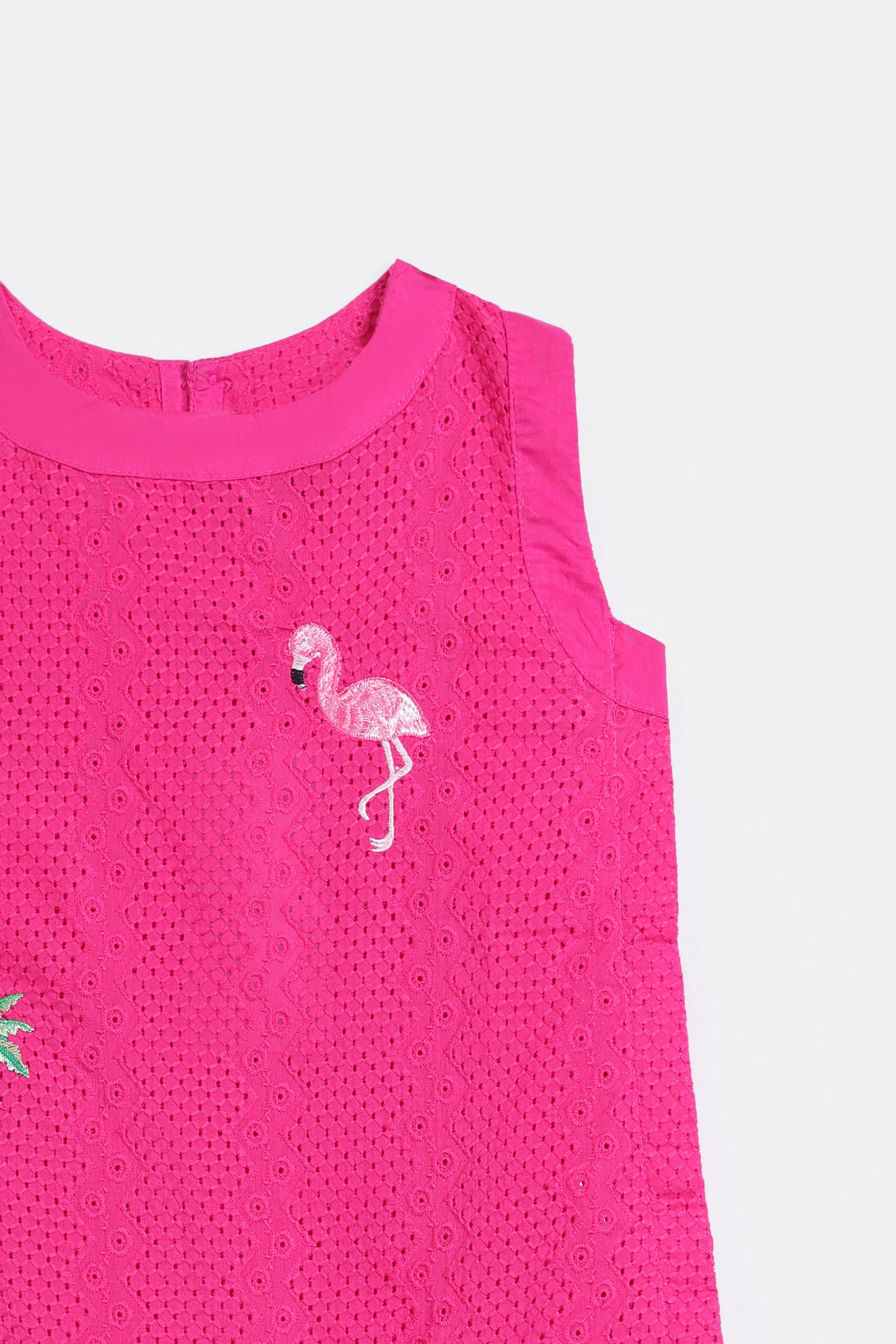 Tropical Flamingo Top - Cougar Clothing