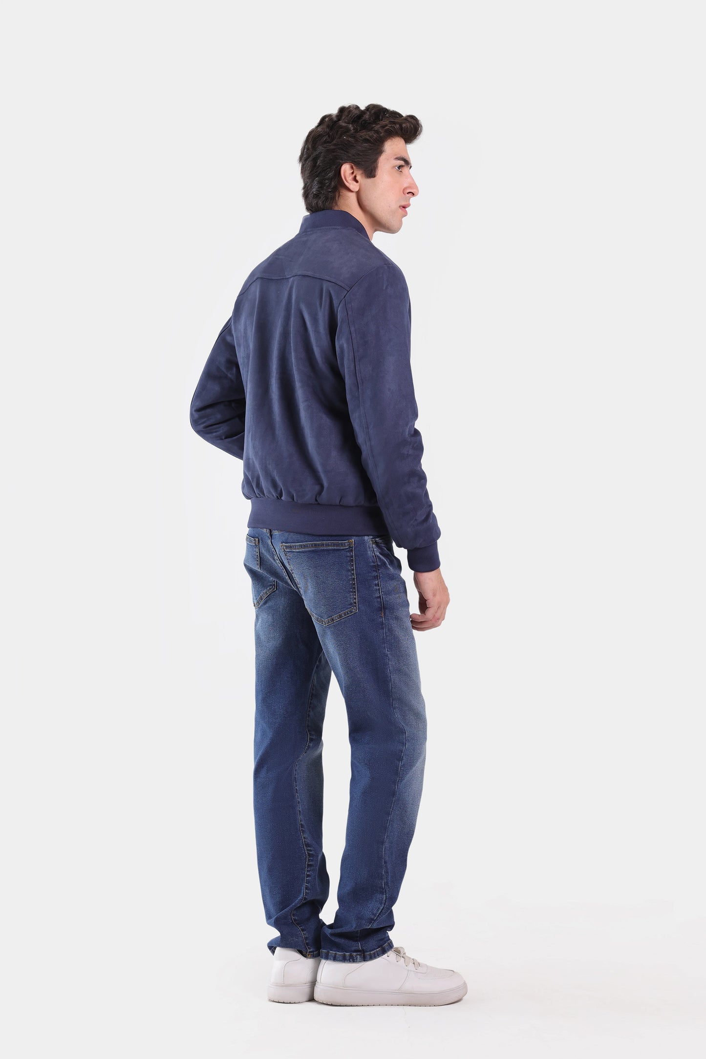 Suede Bomber Jacket - Cougar Clothing