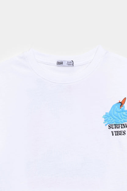 Back Print T-Shirt - Cougar Clothing