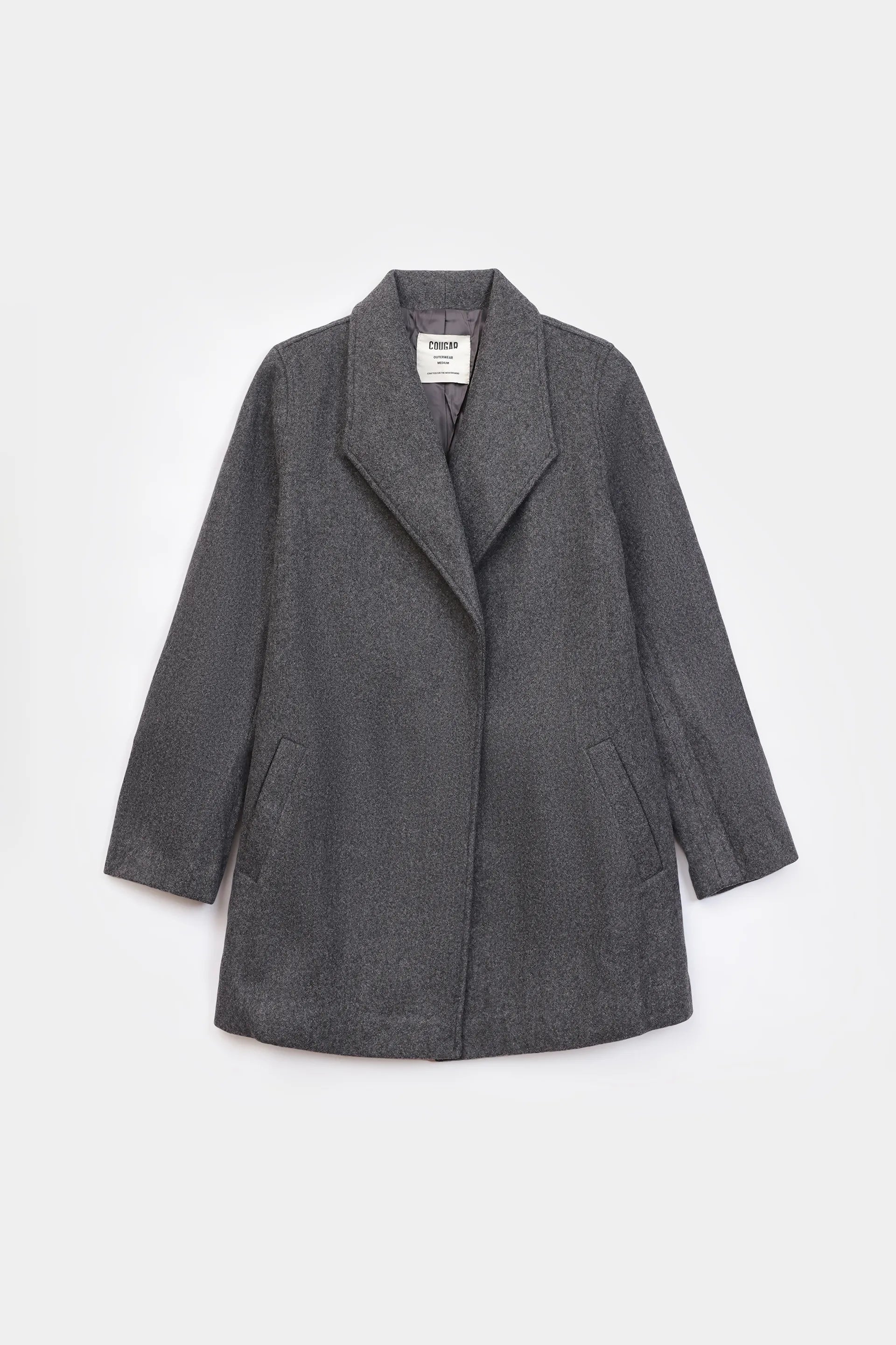 Wool Mix Coat - Cougar Clothing