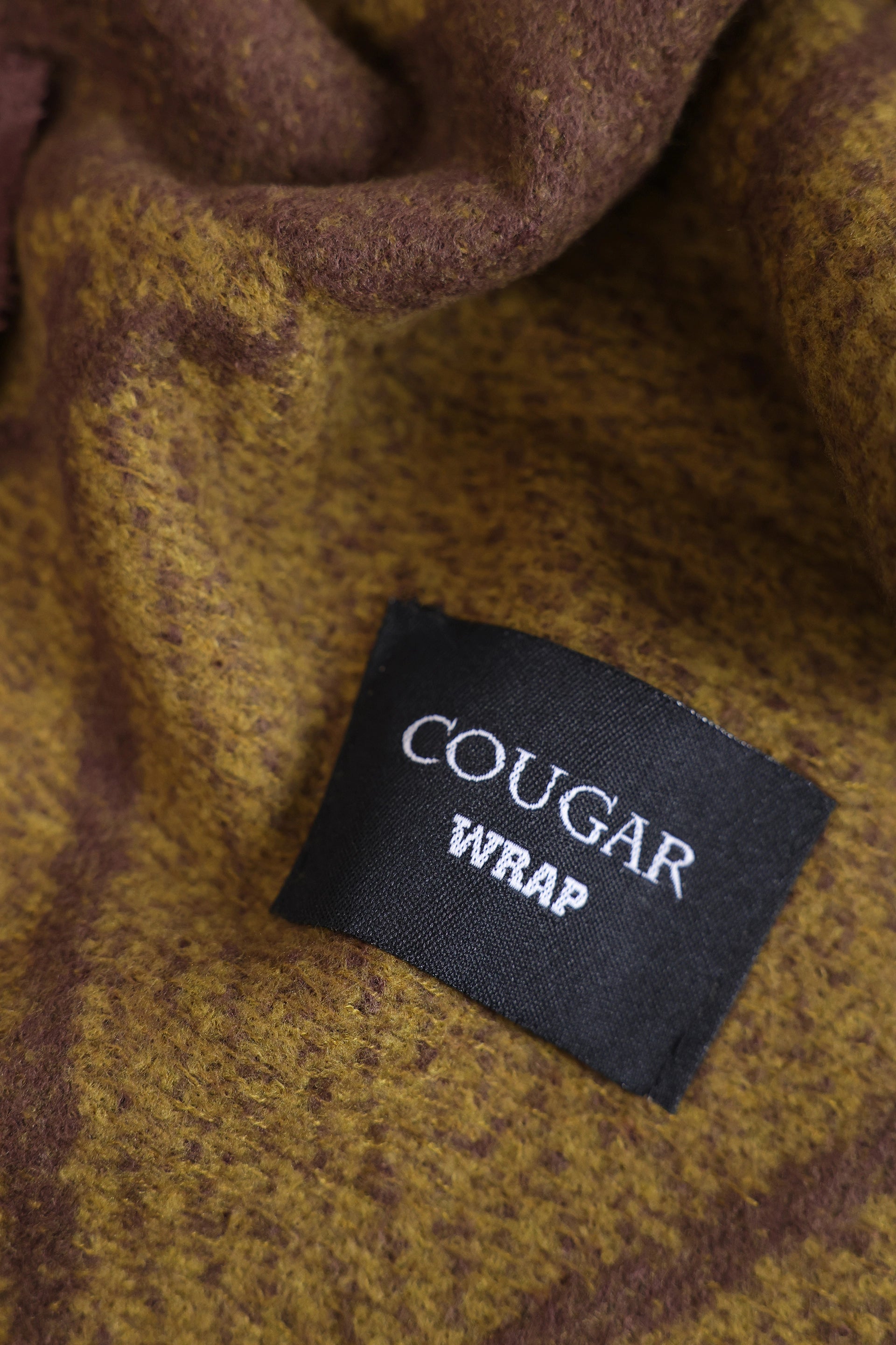 Argyle Knit Shawl - Cougar Clothing