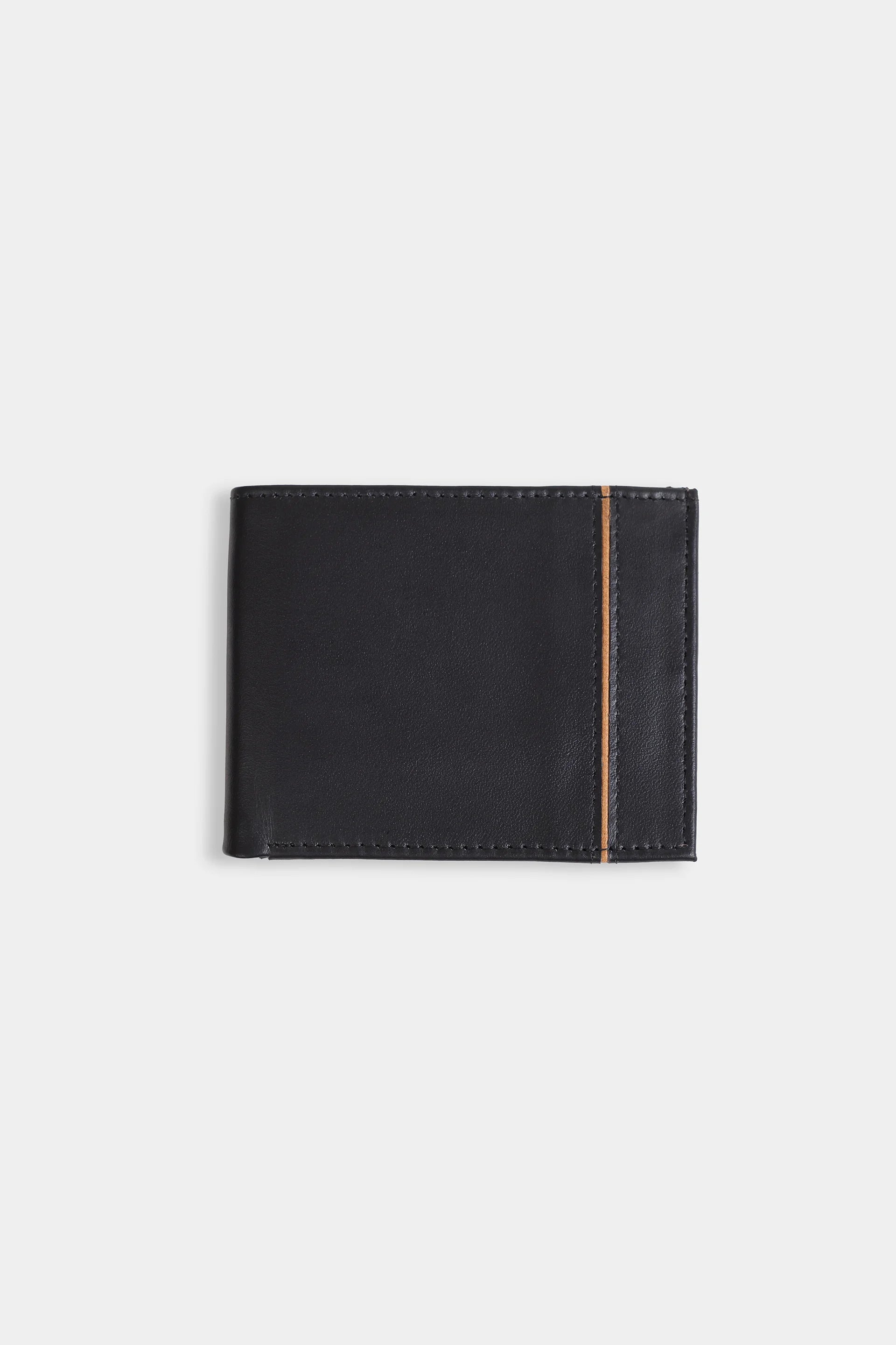 Contrast Striped Leather Wallet - Cougar Clothing