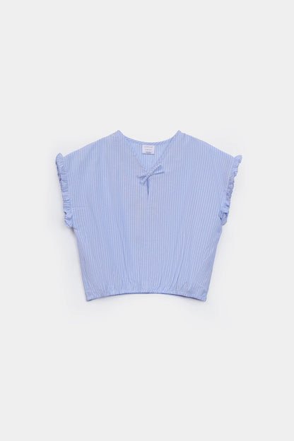 Yarn-Dyed Pin Striped Top - Cougar Clothing