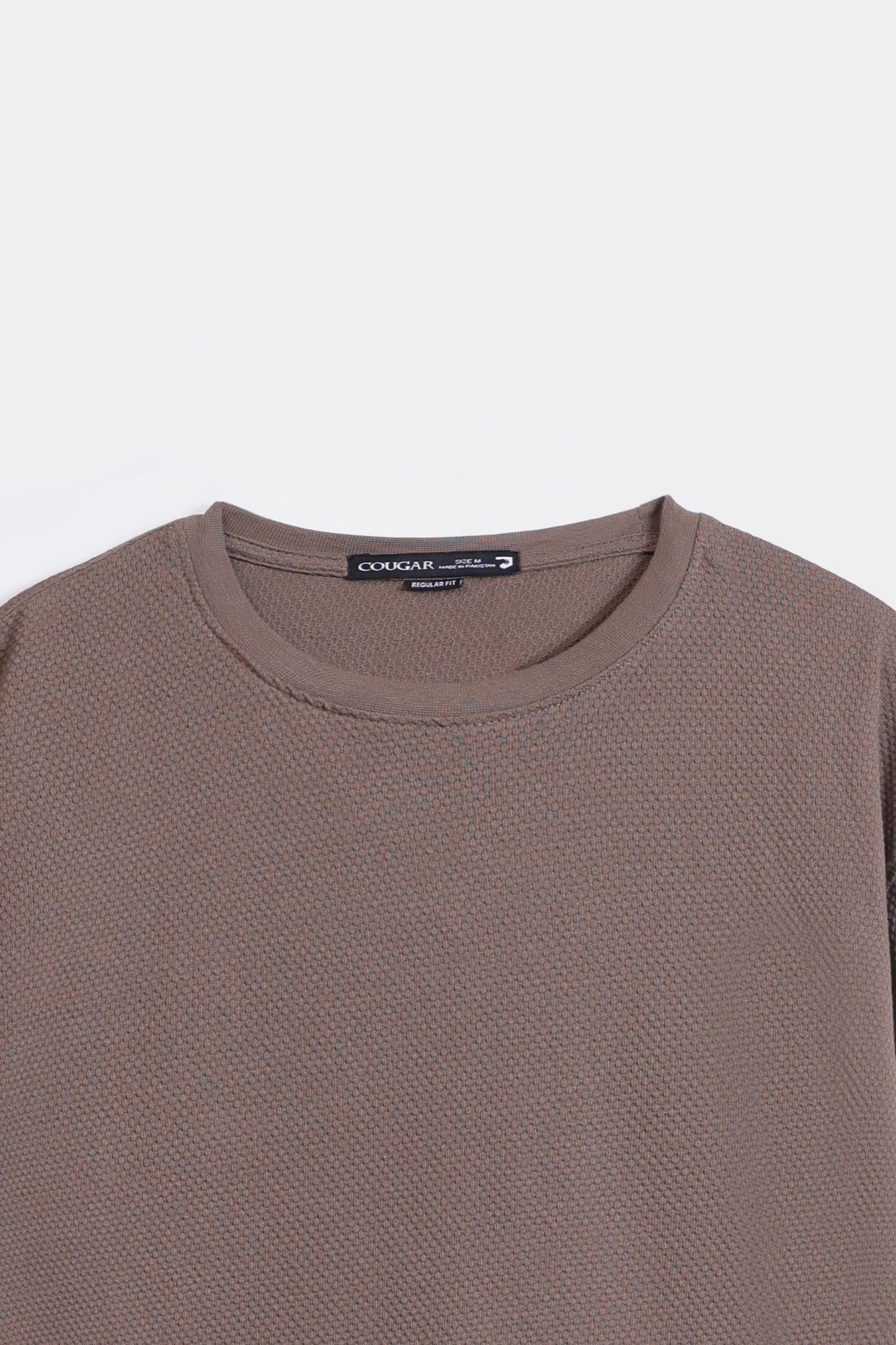 Popcorn Knit T-Shirt - Cougar Clothing