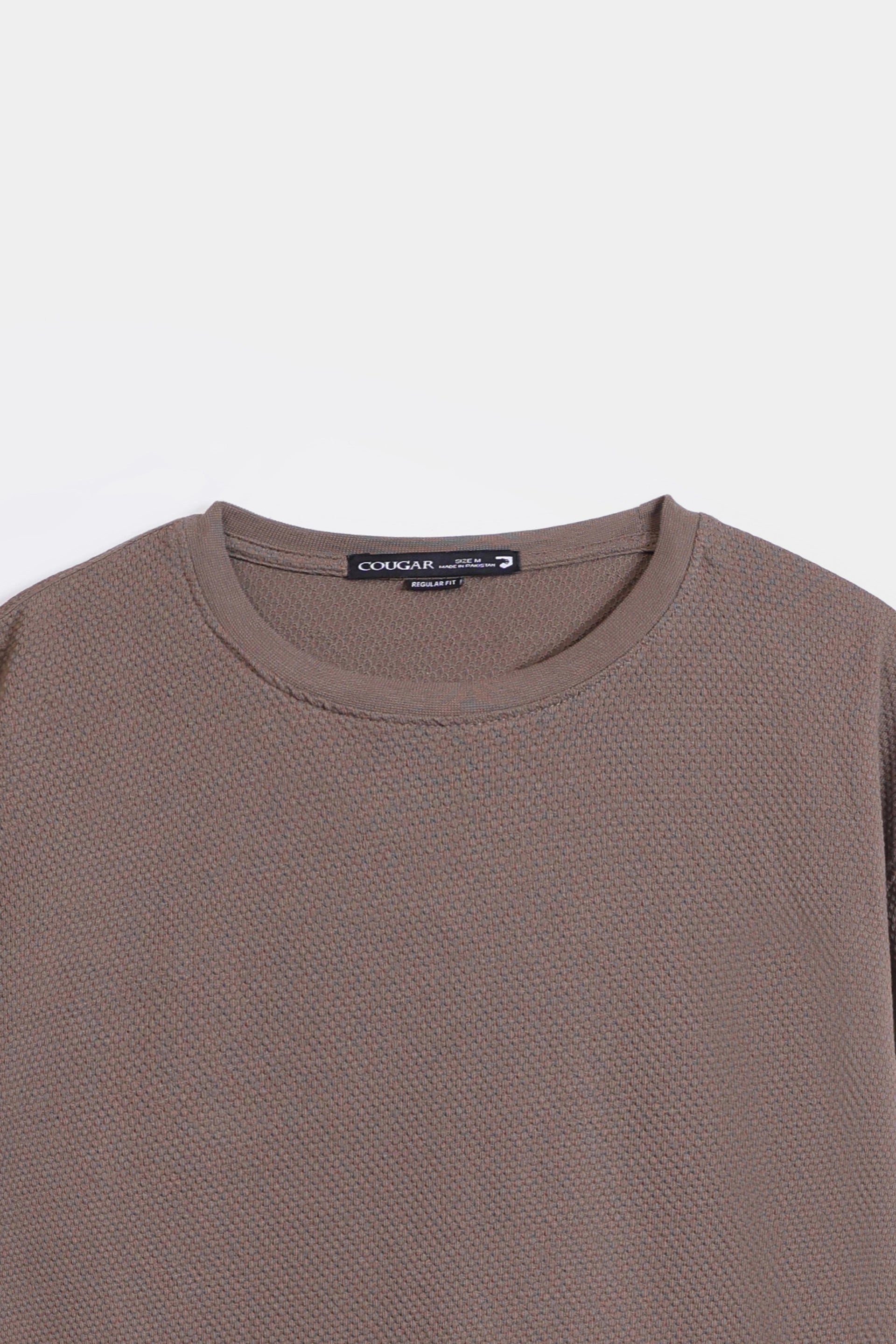 Popcorn Knit T-Shirt - Cougar Clothing