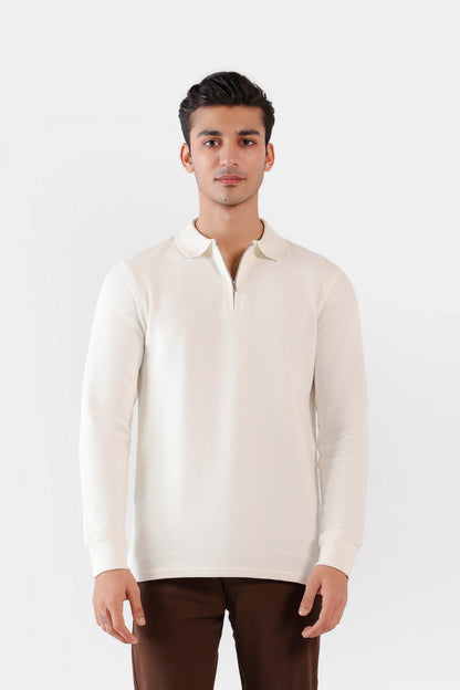 Quarter Zip Ottoman Polo - Cougar Clothing