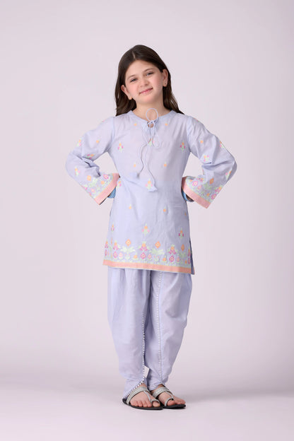 2 Piece- Embroidered Suit - Cougar Clothing