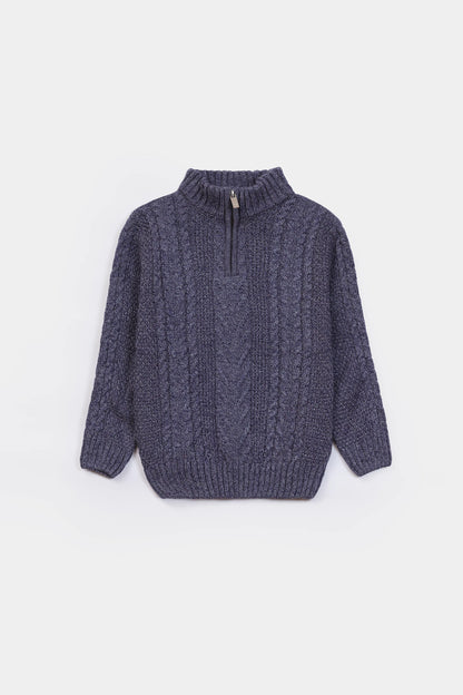 Quarter Zip Sweater - Cougar Clothing