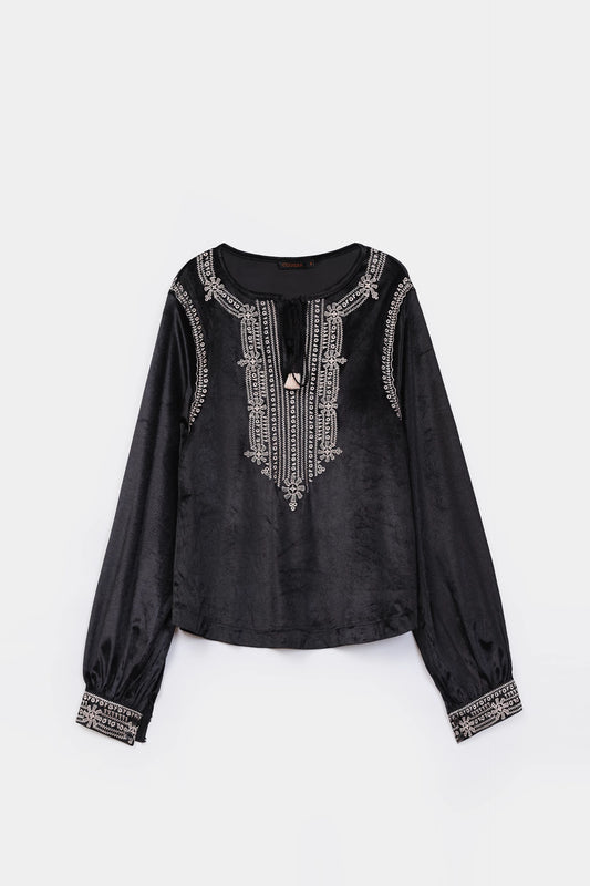 Velvet Dusk Blouse - Cougar Clothing