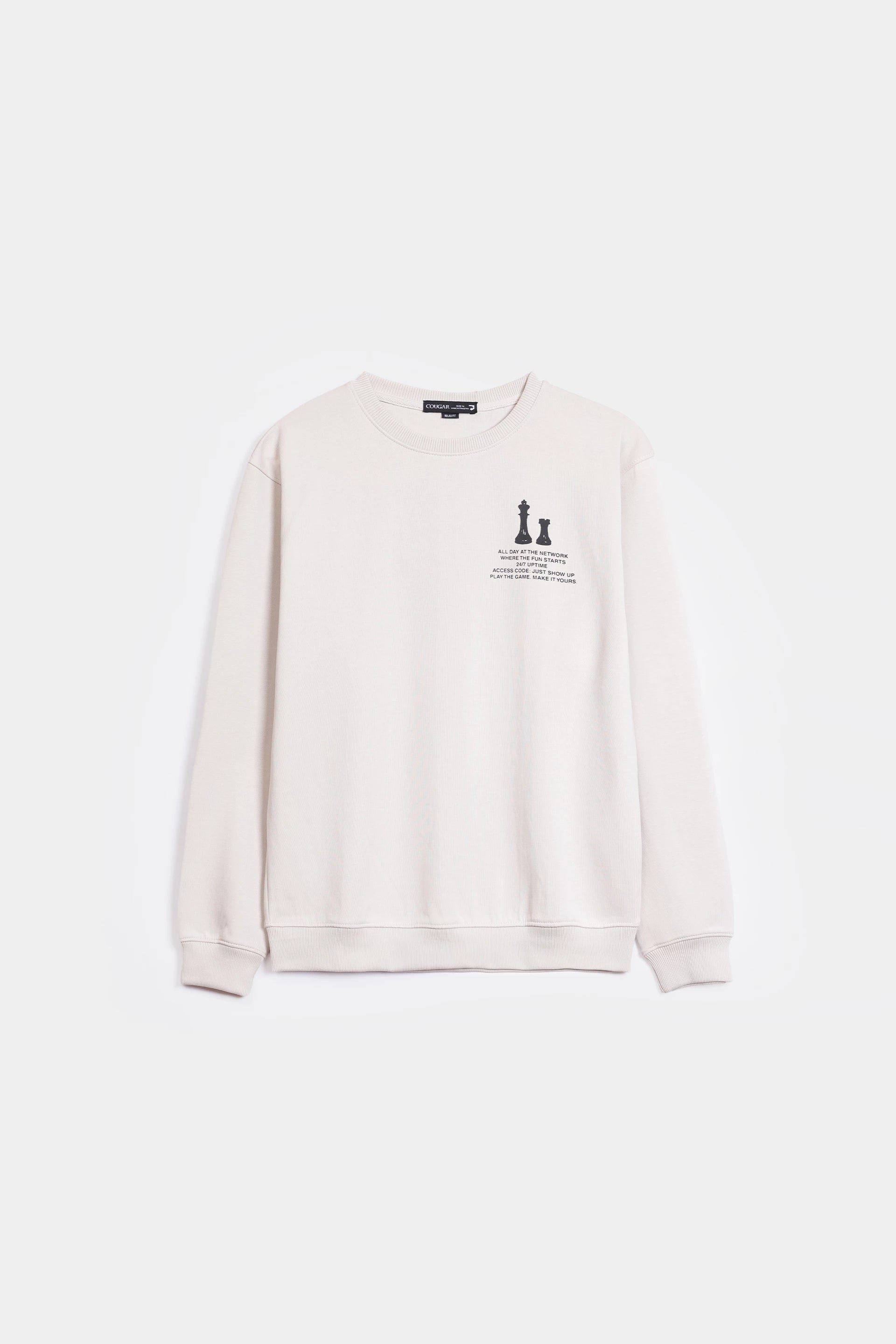 Chess House Interlock Sweatshirt - Cougar Clothing
