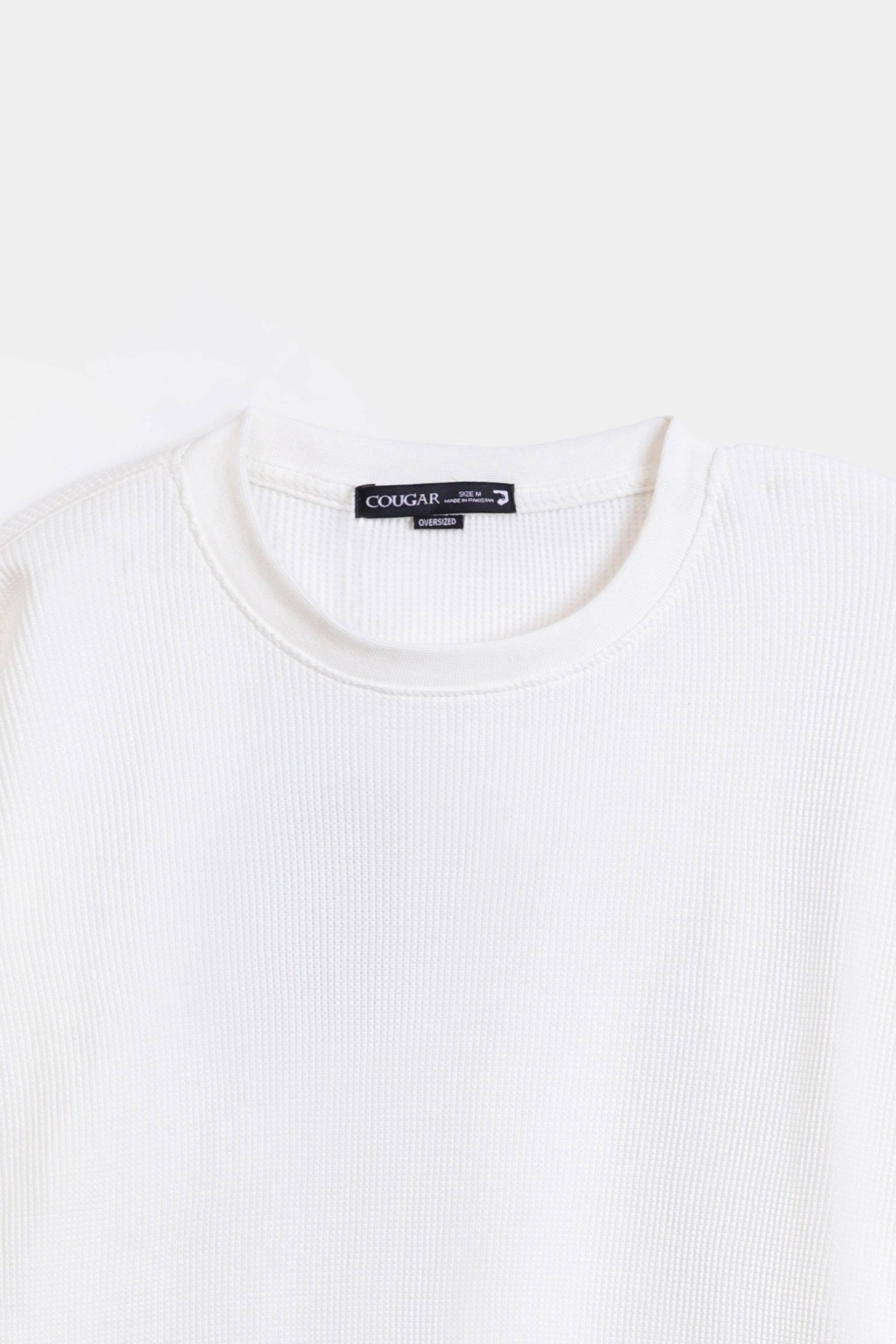 Waffle Knit T-Shirt - Cougar Clothing