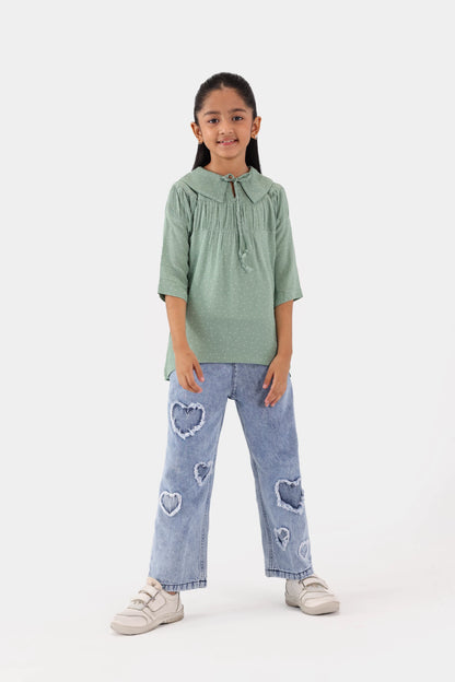 Polka Dot Top - Cougar Clothing