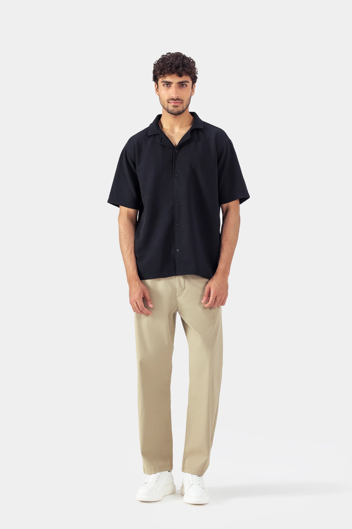 Waffle Knit Shirt - Cougar Clothing