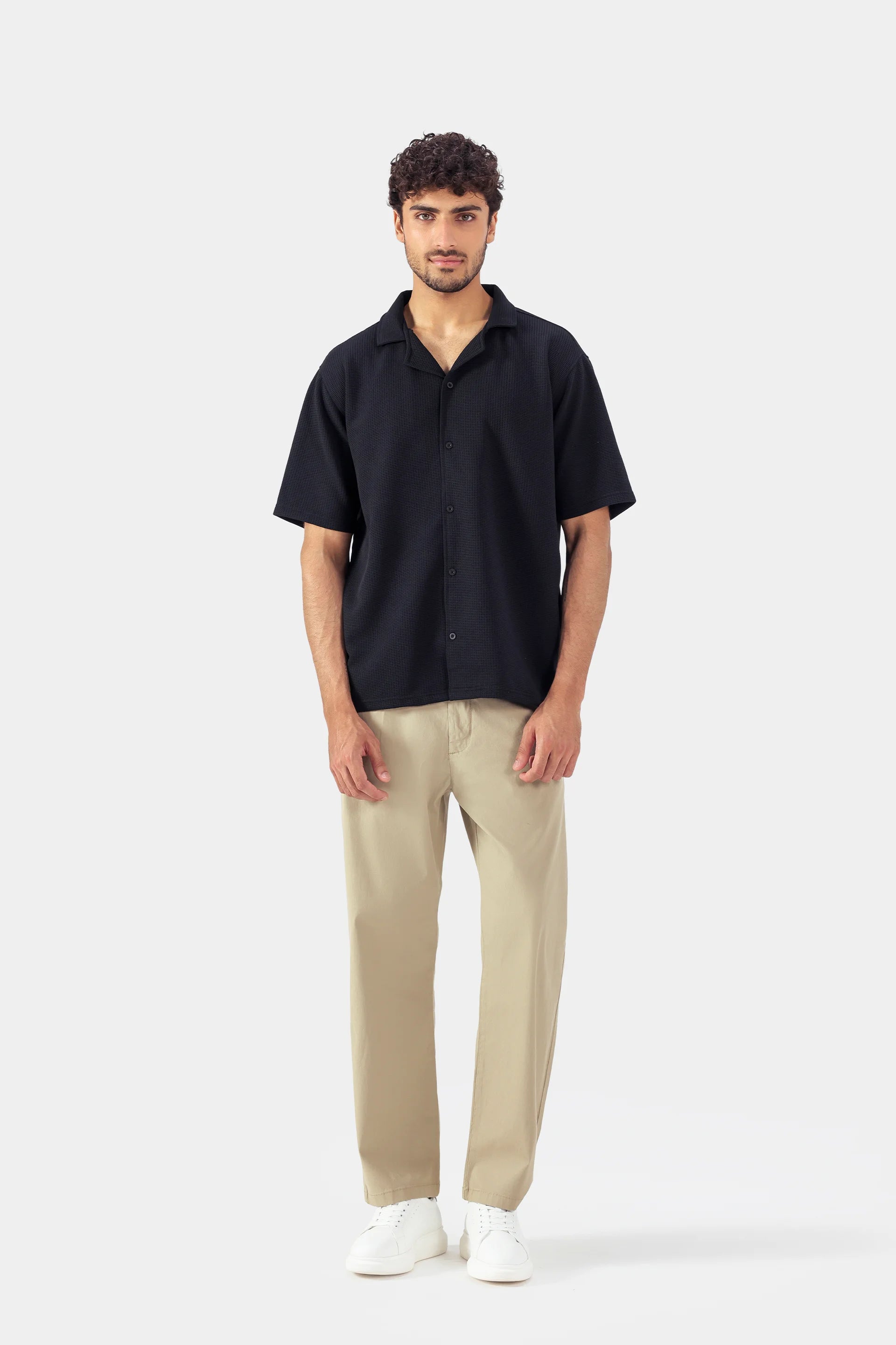 Waffle Knit Shirt - Cougar Clothing
