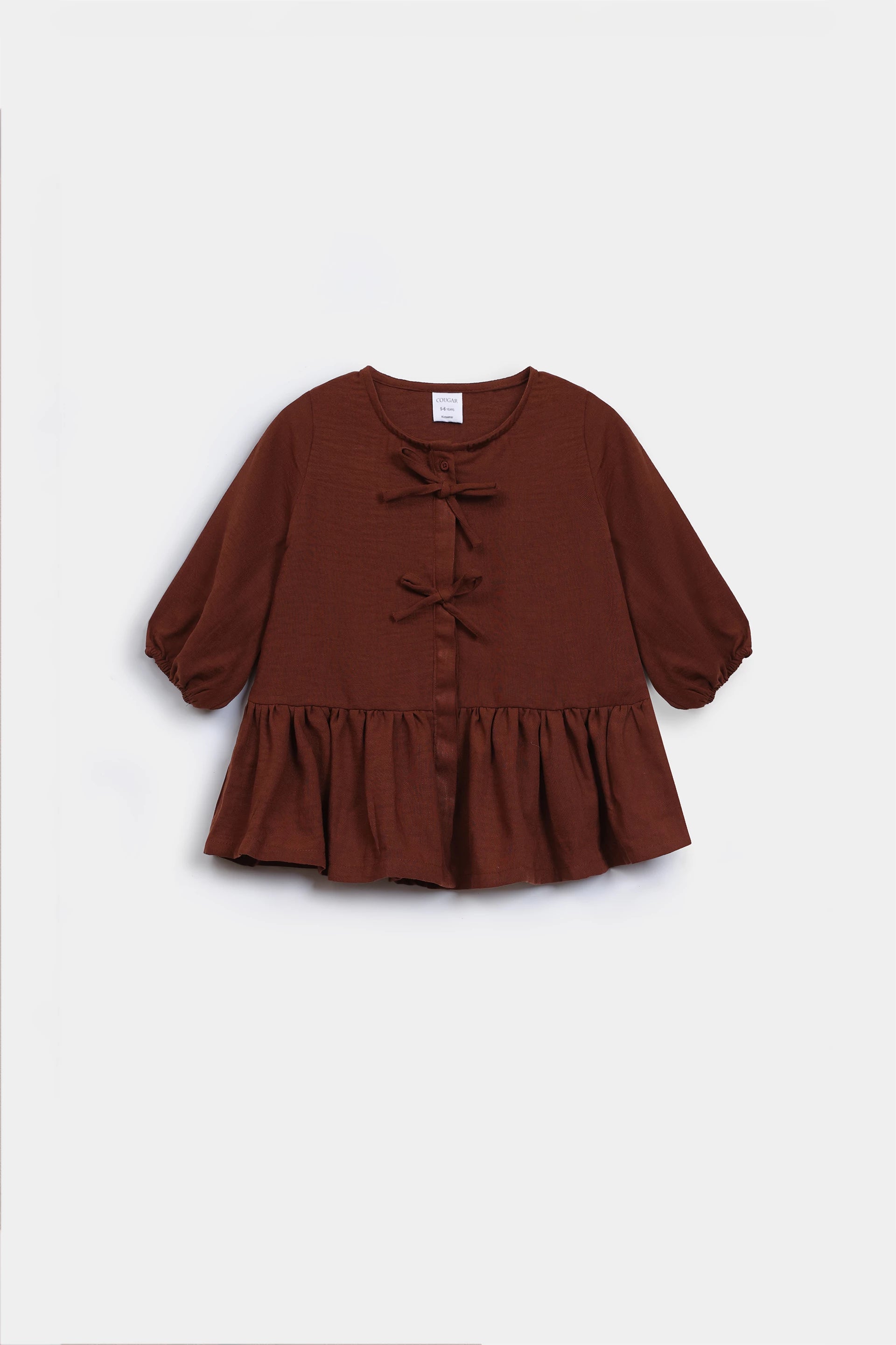 Irish Cotton Top With Bows - Cougar Clothing