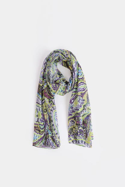 Abstract Printed Scarf - Cougar Clothing