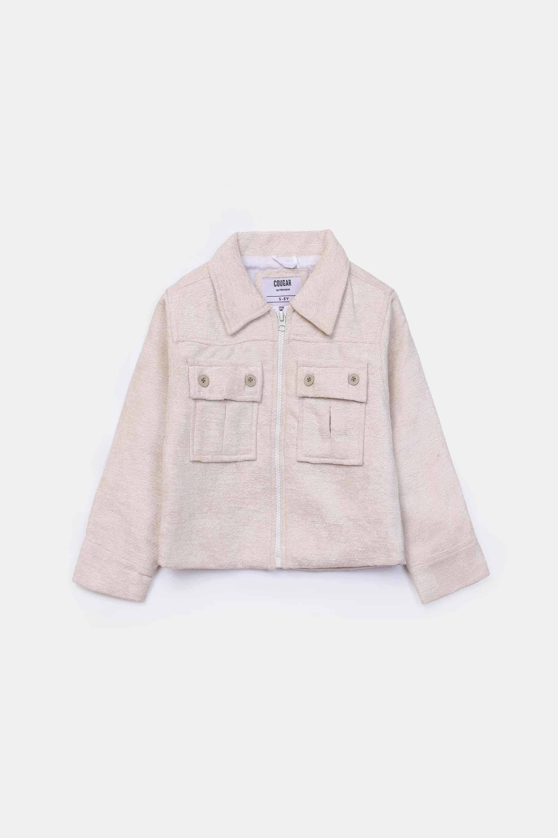 Zippered Corduroy Jacket - Cougar Clothing