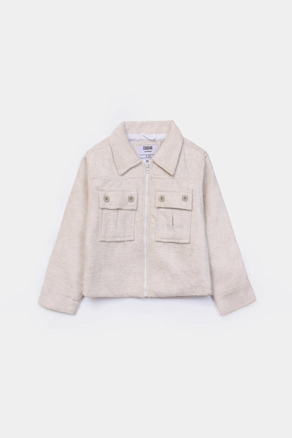 Zippered Corduroy Jacket - Cougar Clothing