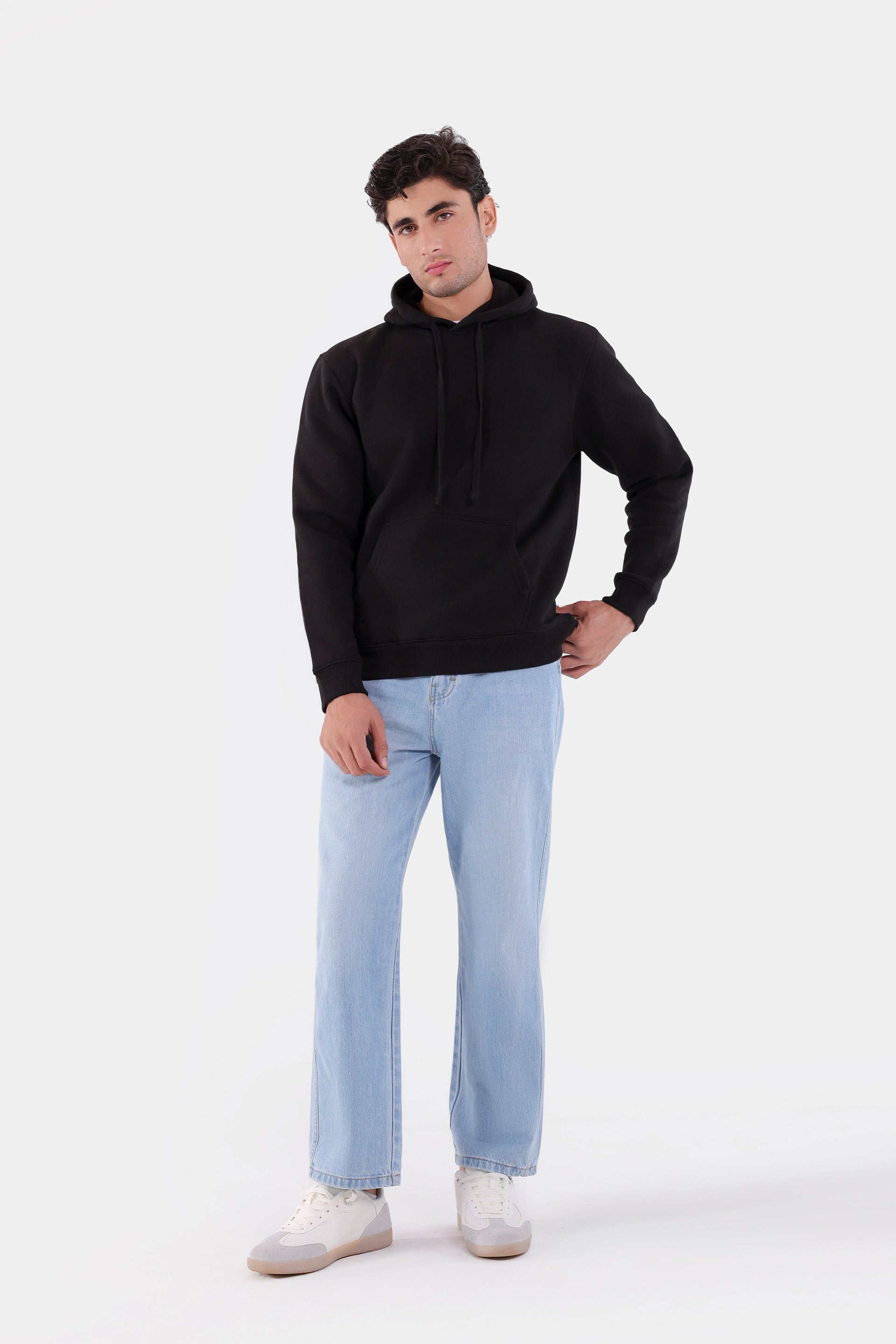 Basic Drawcord Hoodie - Cougar Clothing