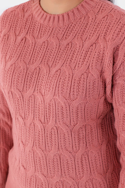 Cable Knit Sweater - Cougar Clothing