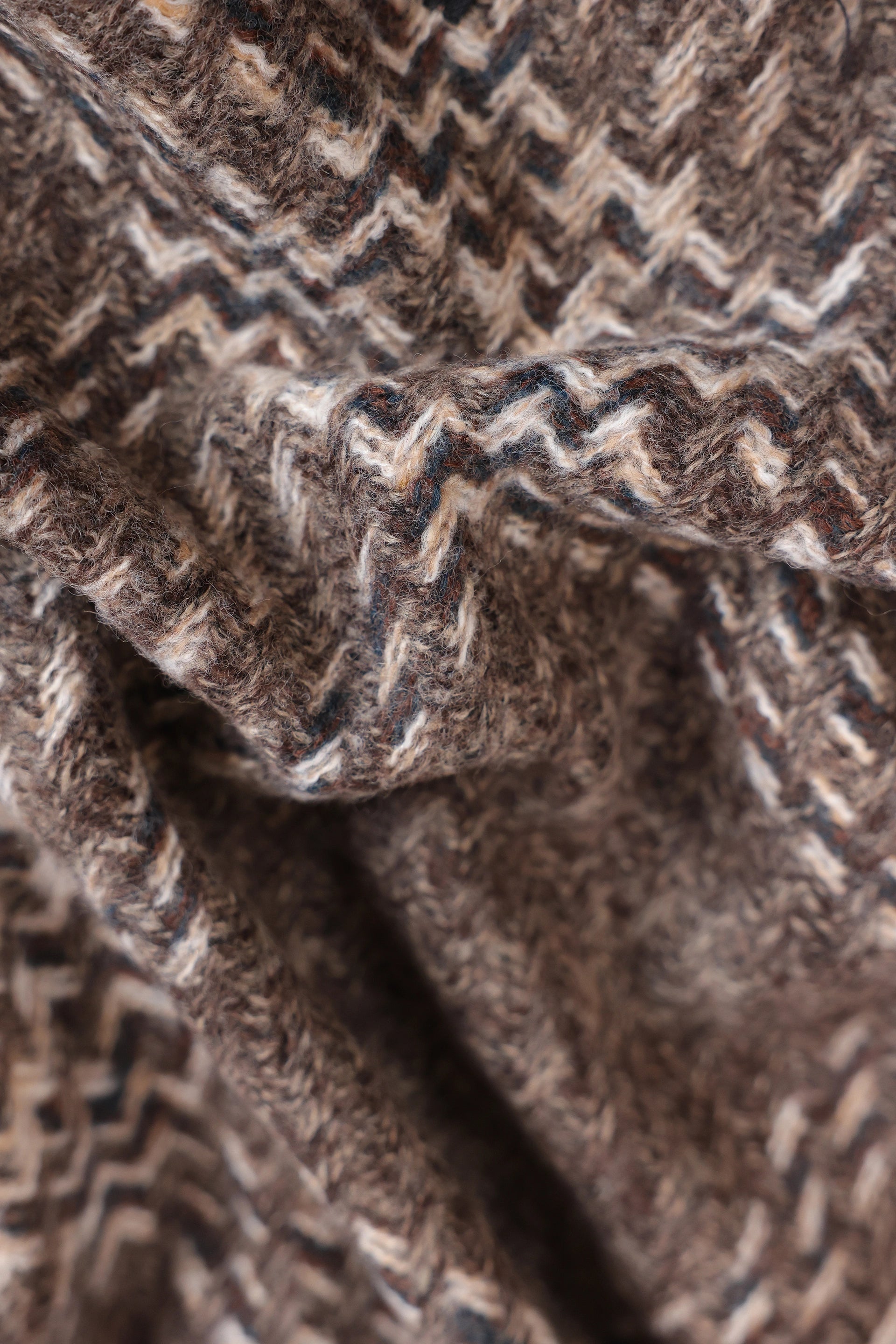 Chunky Check Knitted Shawl - Cougar Clothing