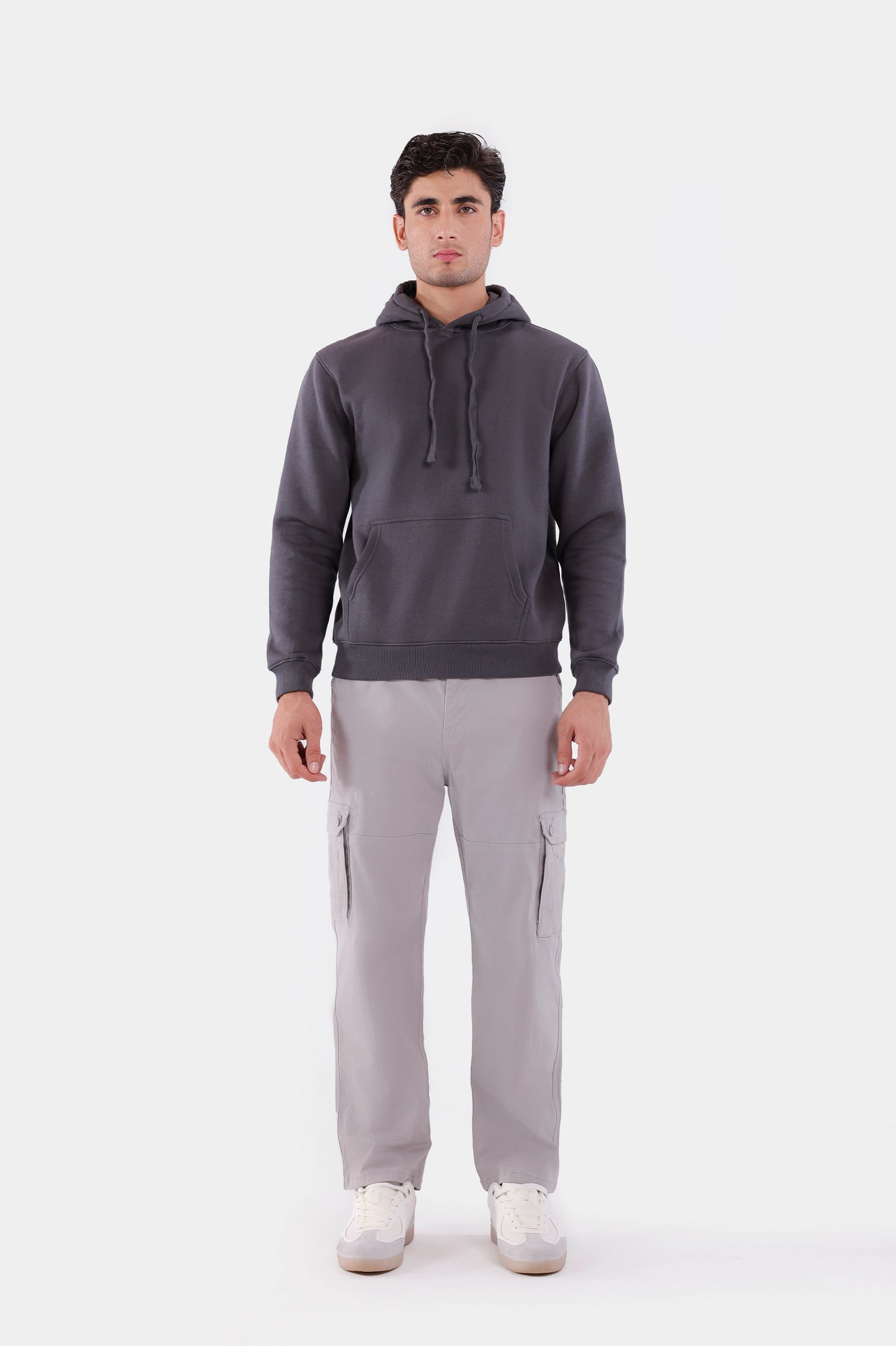 Basic Drawcord Hoodie - Cougar Clothing