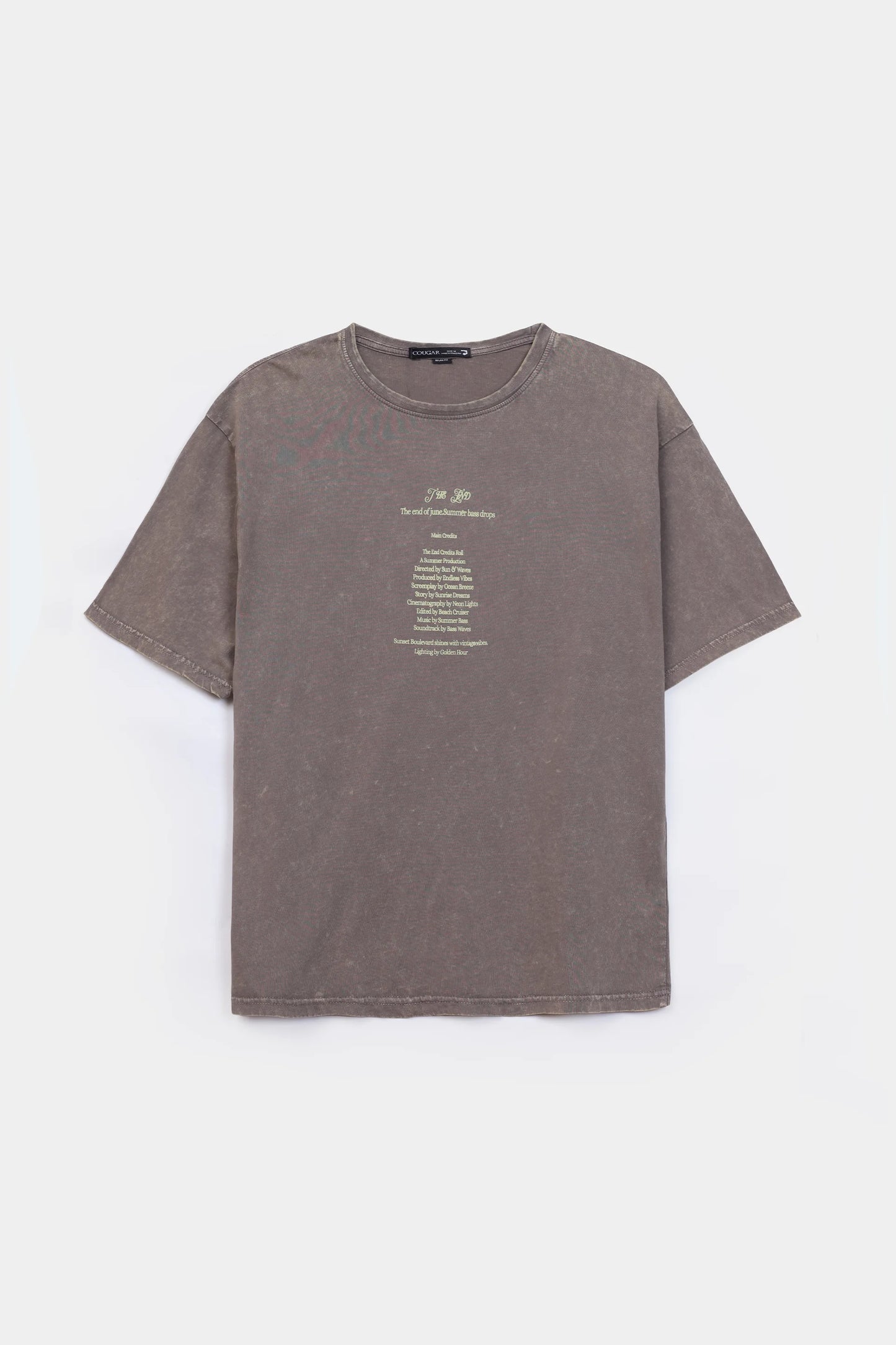 Relaxed Garment-Dyed T-Shirt - Cougar Clothing