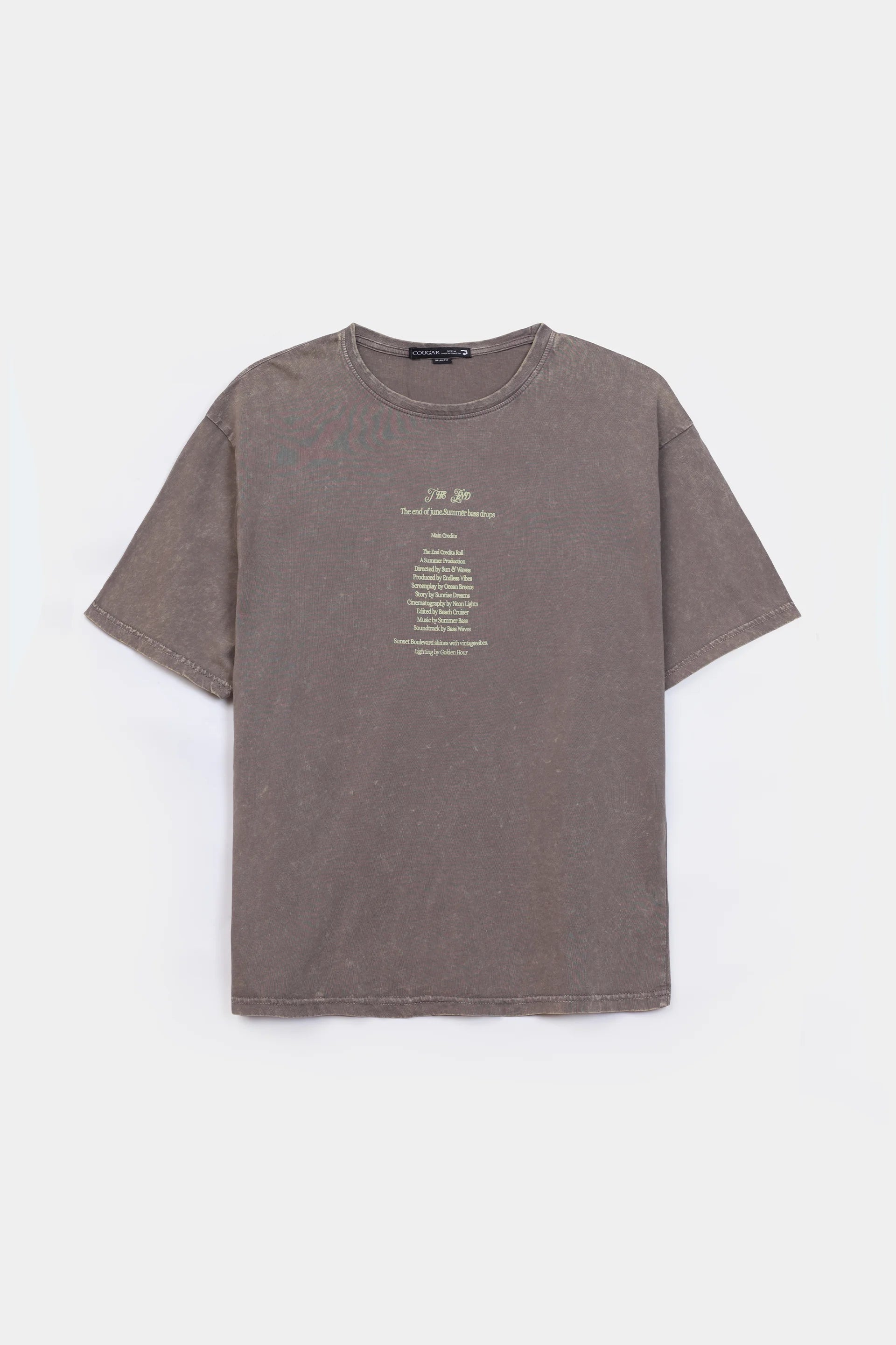 Relaxed Garment-Dyed T-Shirt - Cougar Clothing